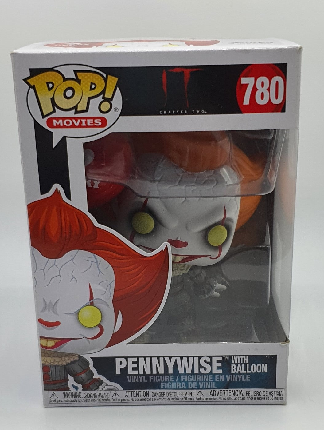 780 - MOVIES - IT - PENNYWISE WITH BALLOON ( I LOVE DERRY)