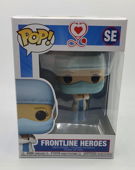 SE - FRONTLINE HEROES - FRONTLINE WORKER FEMALE BLUE DOCTOR