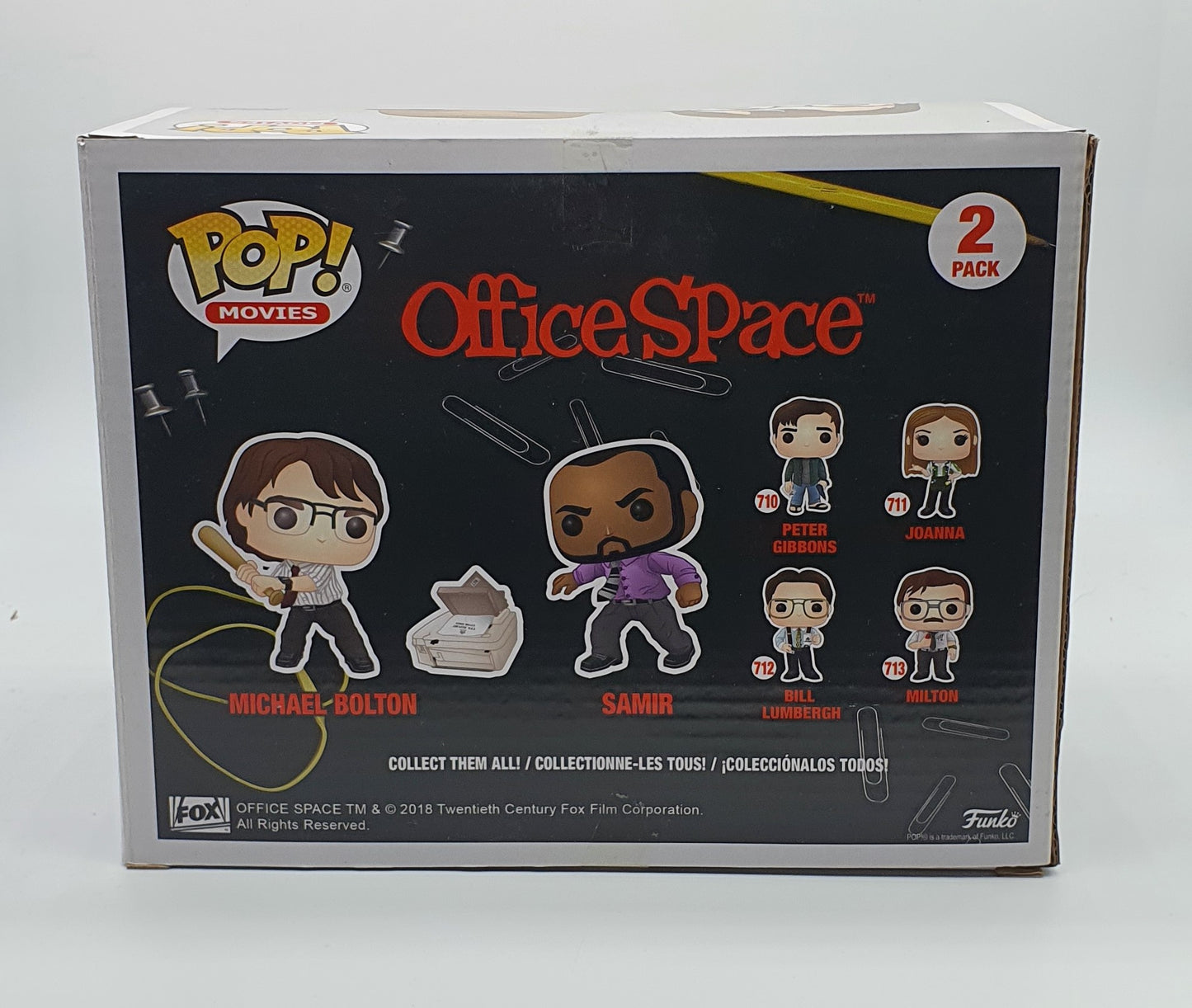 2 PACK - MOVIES - OFFICE SPACE - MICHAEL BOULTON AND SAMIR