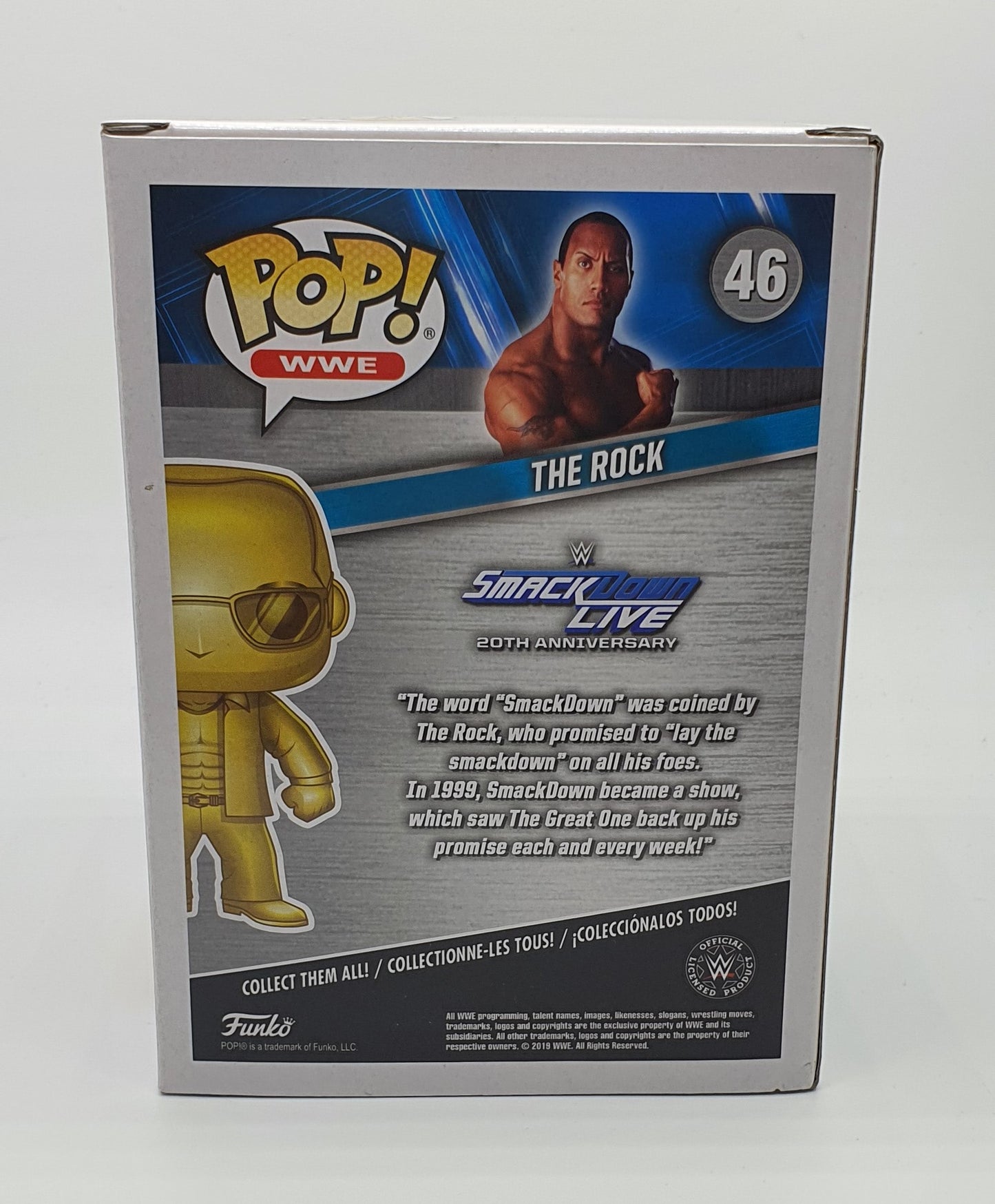 46 - WWE - THE ROCK - SMACKDOWN VERSION