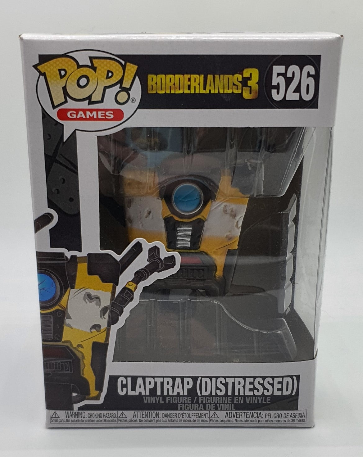 526 - GAMES - BORDERLANDS 03 - CLAPTRAP (DISTRESSED)