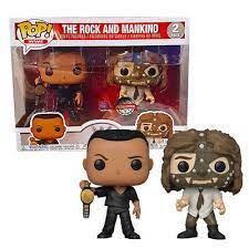 2 PACK - WWE - THE ROCK AND MANKIND