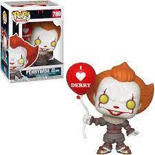 780 - MOVIES - IT - PENNYWISE WITH BALLOON ( I LOVE DERRY)