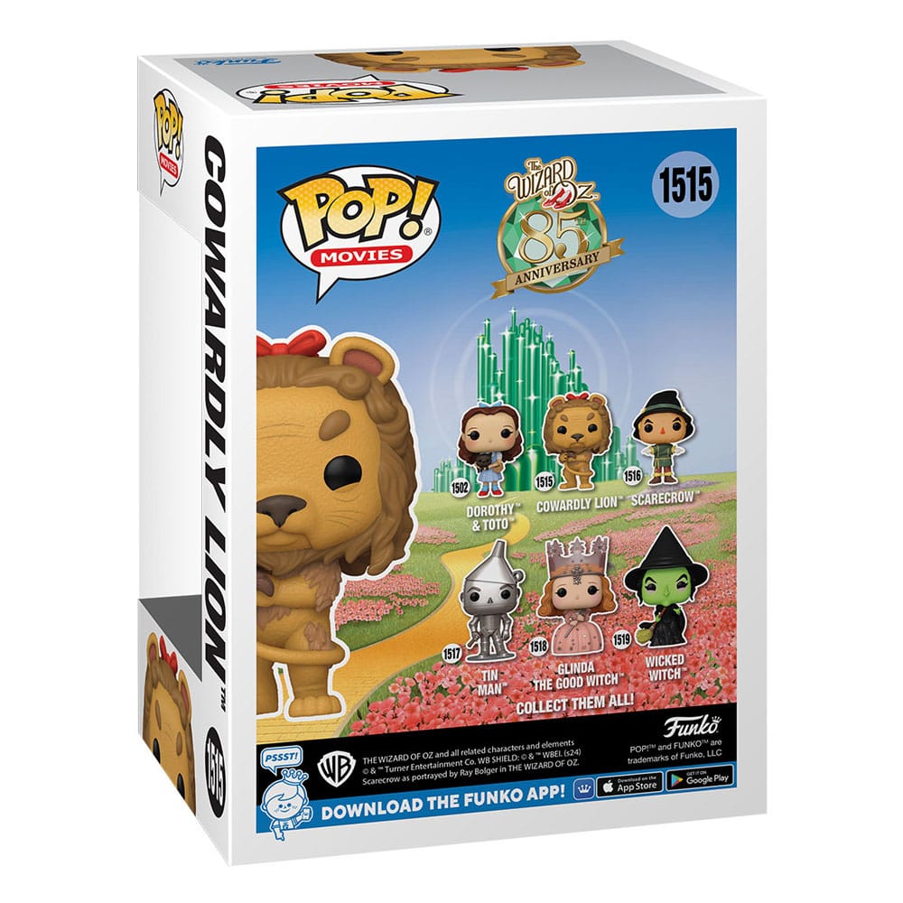 The Wizard of Oz POP! Movies Vinyl Figure Cowardly Lion (chance of chase )